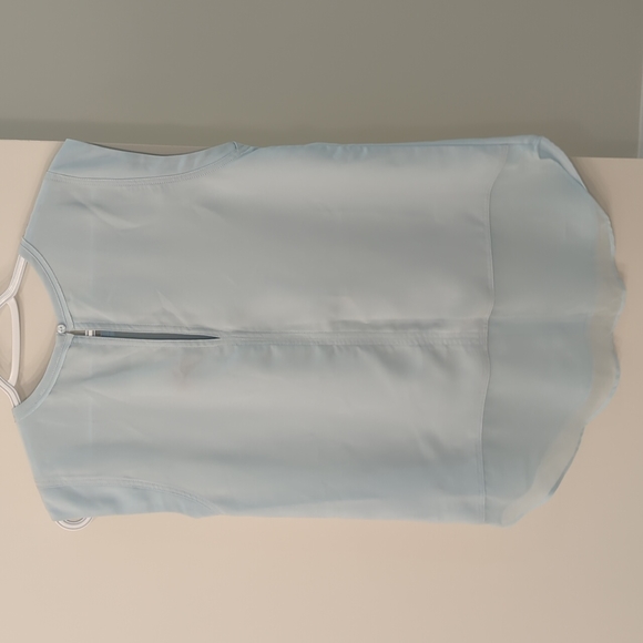 Blue Sleeveless Flowy top - Picture 7 of 11